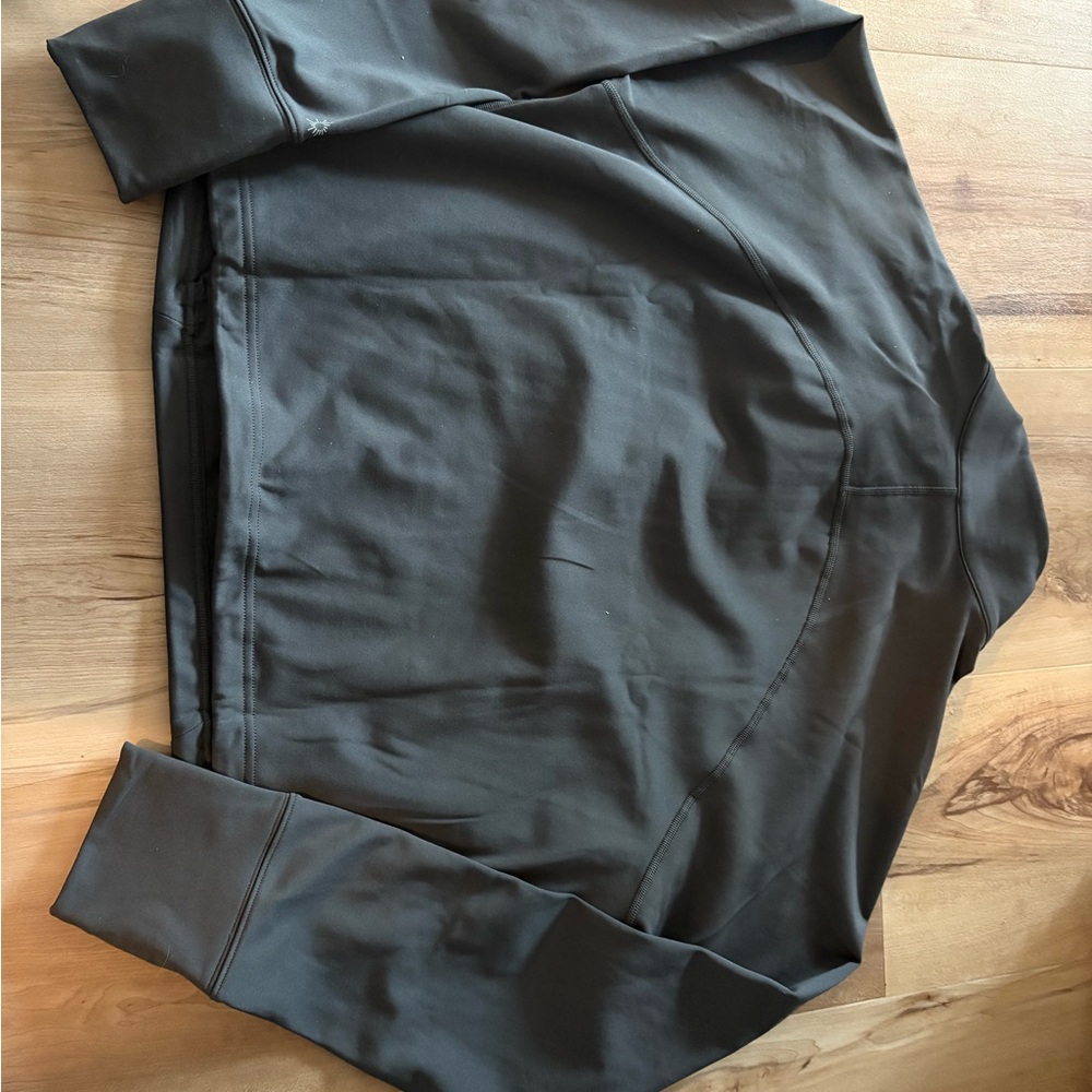 Gray Quarter-Zip Pullover NWT - image 4